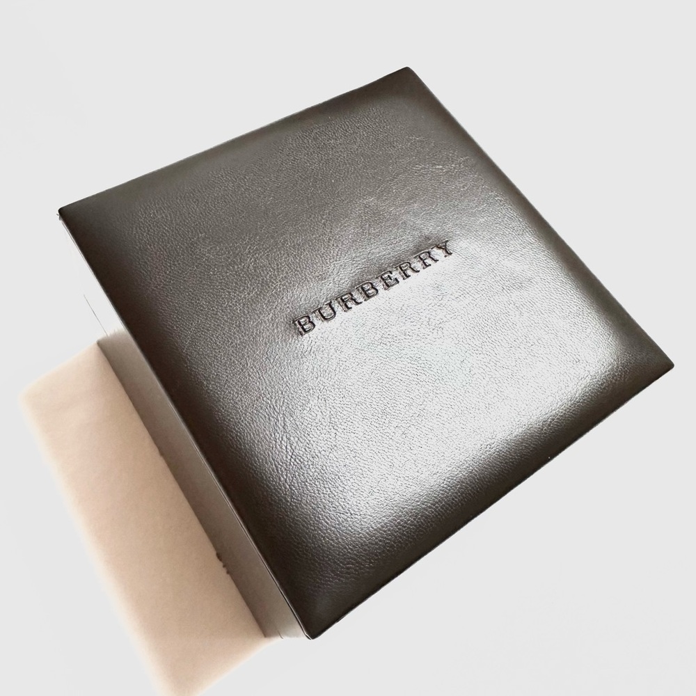 BURBERRY Vintage Leather Watch Box Storage (box only) - Picture 3 of 5